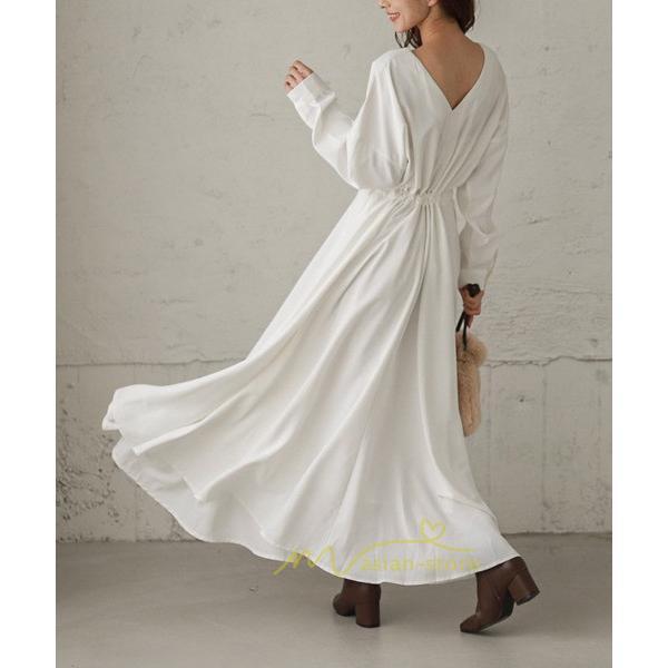 マキシ | 長袖ワンピース 秋物 レディース フレアワンピース ロングワンピース Aラインワンピース 30代40代 大人 揺れる ダンス 二次会 発表会 50代60代 お出かけ