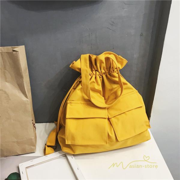 女性用バッグ | トートバッグ 帆布 キャンバスバッグ レディース 手提げ 大容量 かばん エコバッグ 巾着タイプ 肩掛けバッグ 大きめ おしゃれ 通学 通勤バッグ 軽い カジュアル