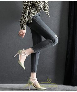 パンプス | ハイヒール ポインテッドトゥ ヒール5cm7cm8.5cm パーティー フォーマル ストラップ ピンヒール 結婚式 パーティ ベージュ 黒 ブラック 緑 グリーン