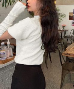 ニット・セーター | アームウォーマー ニットトップス 韓国風