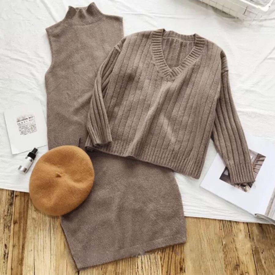 ニット・セーター | 韓国風 ニット セットアップ レディース