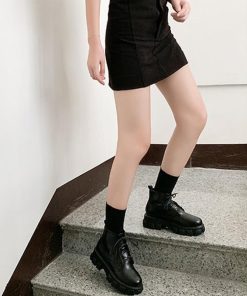 ショートブーツ | ダンスシューズ シューズ レースアップ ショットブーツ 痛くない レディース 歩きやすい 通勤 通学 ローヒール