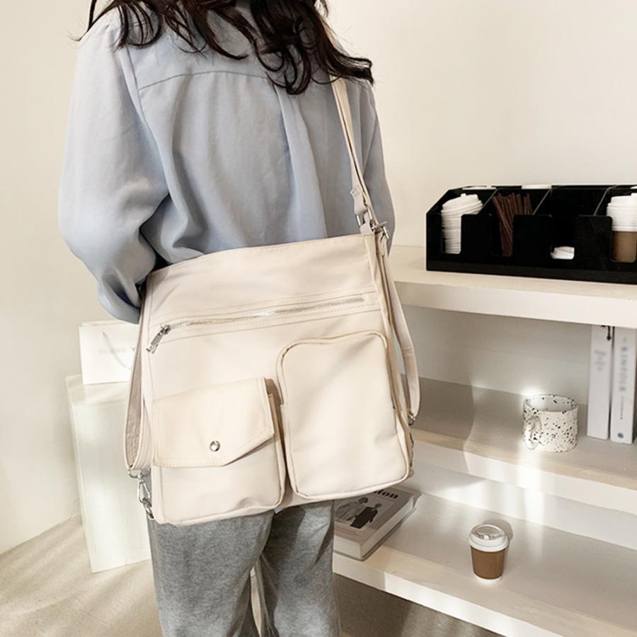 ショルダーバッグ | ナイロン無地 大容量