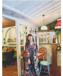 マキシ | ワンピース ロングワンピース レディース マキシワンピース おしゃれ ワンピ 花柄 エスニックスタイル レトロ風 春夏秋 カジュアル 新作 上品 お出かけ 通勤通学