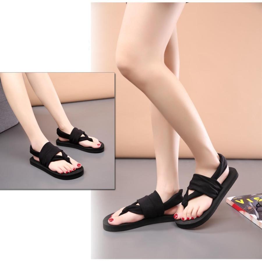 サンダル | 疲れない トングレディース フラットビーチビーサン