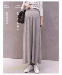 スカート | マタニティ秋 冬 フレア Aライン マタニティウェア 無地 ロング丈 ウエスト調整 カジュアル 産前 妊婦服 産後 ロングスカート