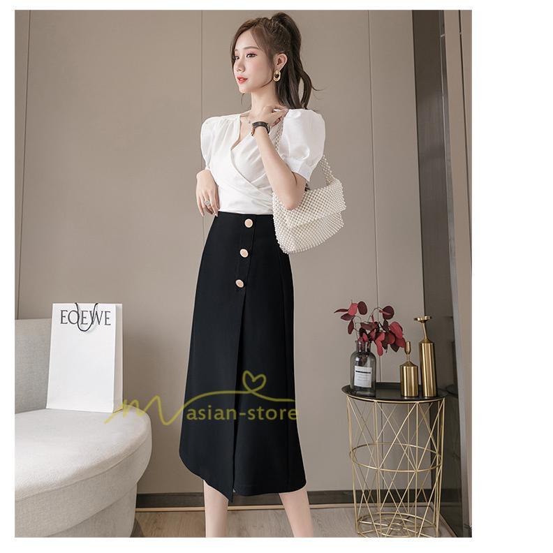 スカート | ボトムス ロング ロングフロントスリット 春 夏 秋 冬 体系カバー Aライン 20代30代40代 通勤通学 カジュアル 無地人気 着痩せ レトロ風 2022