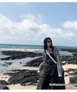 パーカー | トレーナー レディース プルオーバー クルーネック 長袖 トップス Tシャツ スウェット ゆったり ボーダー 秋冬 カジュアル ルームウェア 練習着 春 トップス