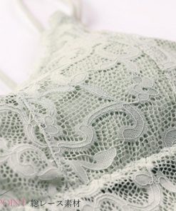 キャミソール | ナイトブラ チューブトップ ノンワイヤー カップ付き バッククロス ブラトップ 総レース レディース