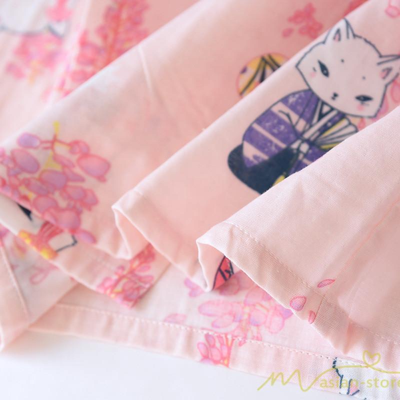 パジャマ ルームウェア | ルームウェア ネグリジェ パジャマ レディース ダブルガーゼ 綿100% ワンピース 長袖 ロング 春 夏 秋 薄手浴衣 バスローブ 花柄 おしゃれ かわいい 寝巻き