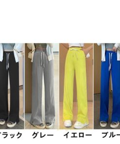 ワイドパンツ | ロングパンツ リラックス ガウチョパンツ レディース ボトムス ストレート シンプル カジュアル 着痩せ 春夏 長ズボン 新作 ゆったり 20代30代40代