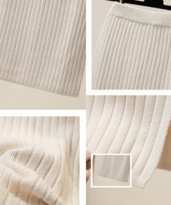 ひざ丈スカート | ニットスカートレディース大人セクシー