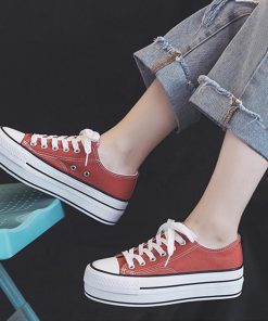 サンダル | ローカット キャンバス カジュアル 厚底 スニーカー スニーカー フラットシューズ レディース 靴