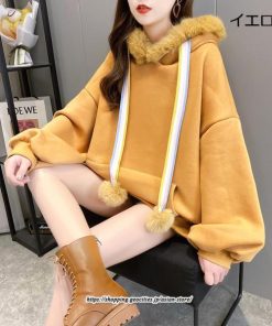 パーカー | レディース 裏ボア 裏起毛 防寒 フード付き スウェット トップス 秋 冬 あったか ゆったり 韓国風 カジュアル 体型カバー 暖かい 安い