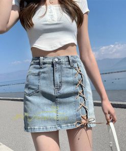 ショートパンツ | スカート風レディースデニムショーパン ハイウエスト 短パン 20代30代40代 カジュアル 通勤通学