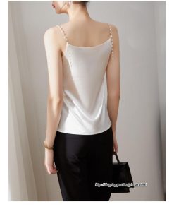 キャミソール タンクトップ | キャミソール サテン インナー レディース 重ね着 キャミ サテン生地 下着 肌着 ノースリーブ 光沢感のあるキャミソール 秋 滑らかな手触り 夏 トップス 春