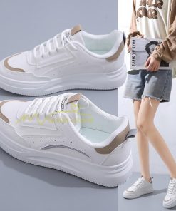 スニーカー | スニーカー　レディース レディースシューズ ローカット 靴 フラットシューズ ぺたんこ ウォーキングシューズ Pu革 美脚 厚底スニーカー 歩きやすい 厚底靴