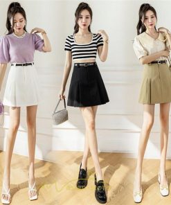 スカート | ボトムス レディース きれいめ 春夏 おしゃれ ショート丈 フォーマル 通勤 韓国風 ハイウエスト 20代30代 Aライン 着痩せ ミニスカート エレガント