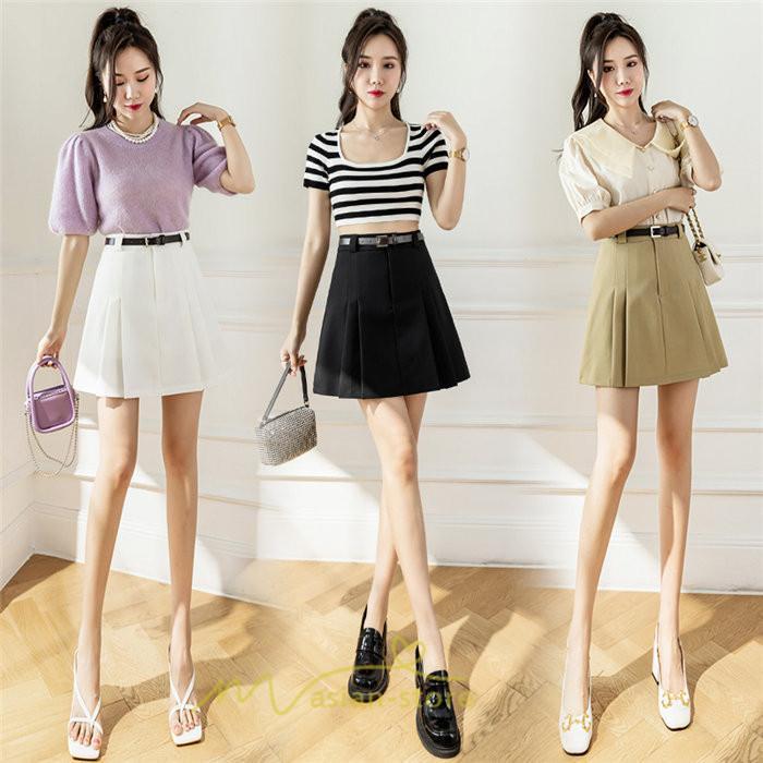 スカート | ボトムス レディース きれいめ 春夏 おしゃれ ショート丈 フォーマル 通勤 韓国風 ハイウエスト 20代30代 Aライン 着痩せ ミニスカート エレガント