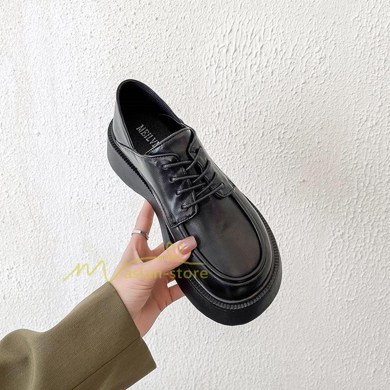 ローファー | レディース 痛くない ローヒール 楽 大人 黒 ブラック 柔らかい 歩きやすい レースアップ カジュアル 通勤通学 20代30代40代 レザー調 履きやすい