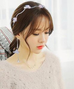 ネックレス | 2way ヘッドバンド 髪飾り カチューシャ パール レディース 女性 ヘアアクセサリー ヘアバンド 花モチーフ チャーン付き