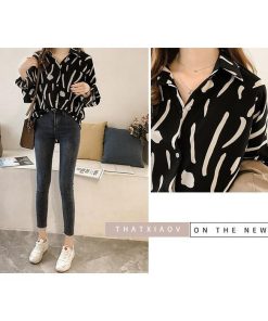 在庫ある | 短納期シャツレディースブラウス ビジネスカジュアルゆったりシャツトップス フォーマルシャツ オフィスブラウス プリント 薄手 ゆったり 春夏衣装 通学通勤