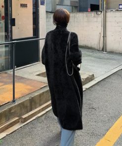 カーディガン | シャギーロングニット韓国風