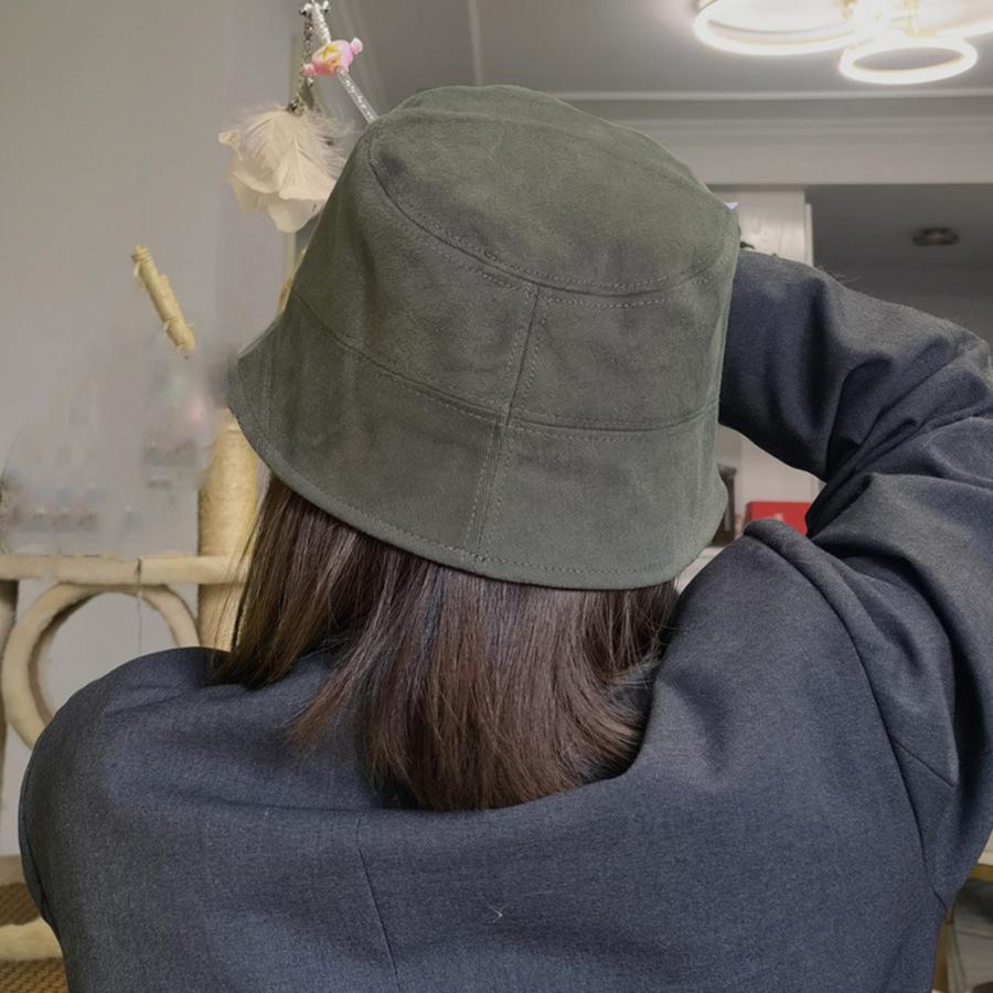 帽子 | ステッチバケットハット レディース韓国風