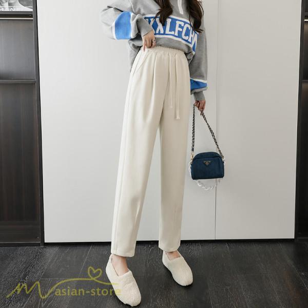 チノ・テーパード・ジョガー・スキニーパン | パンツ レディース テーパードパンツ 秋 冬 新作 ビジネスパンツ ロング丈 ラシャ 秋冬コーデ ウエストゴム カジュアル スウェットパンツ 着痩せ 通勤 通学