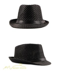 メンズ | ストローハット 中折れハット 折りたたみ 帽子 中折れ レディース 中折れ帽子 ハット 大きいサイズ フリーサイズ トレンド シンプル おしゃれ 通気性