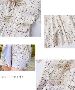 ビキニ | 水着 オールインワン 夏 パフスリーブ