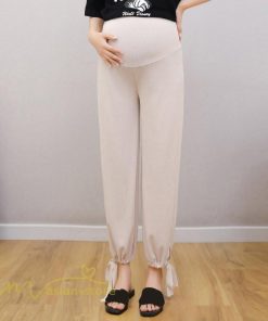 パンツ レギンス | ワイドパンツ 妊婦服 カジュアル レディース 産前 マタニティウェア ゆったり ウエスト調整 大きいサイズ 無地 ママ 夏 春 ストレッチ マタニティパンツ 9分丈