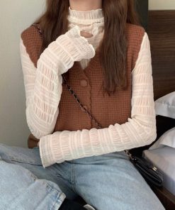 ニット・セーター | ニットベスト Vネック レディース ジレ