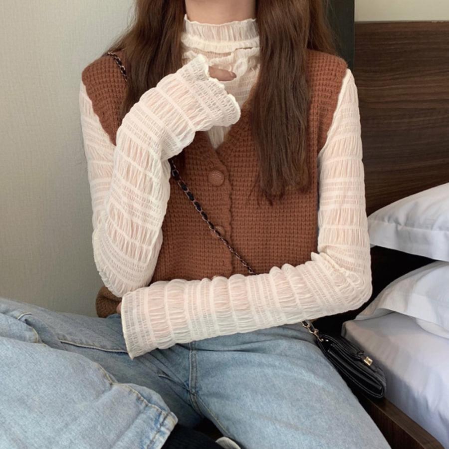 ニット・セーター | ニットベスト Vネック レディース ジレ