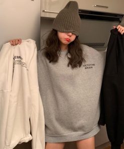 パーカ | 裏起毛 オーバーサイズ プルオーバー 体型カバー 長袖 トップス トレーナー スウェット レディース