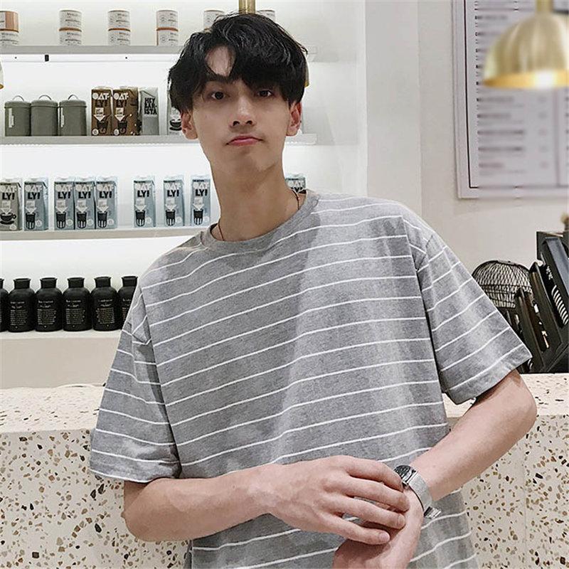 Tシャツ | カットソー メンズ 半袖 ボーダー メンズトップス 新作 夏服 サマークルーネック カジュアル 大きいサイズ 20代 40代 シンプル 30代