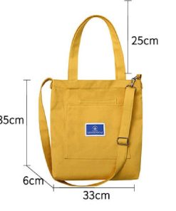 トートバッグ | 帆布 肩掛け 斜めがけ キャンバスバッグ 通勤 ファスナー A4 キャンバストート 通学 ショルダーバッグ 2way