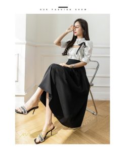 スカート | Aラインレディース 着痩せ 秋 冬 新作 ハイウエスト ロング丈 ウエストゴム 20代 30代 カジュアル OL ビジネス 秋冬 40代 コーデ 50代