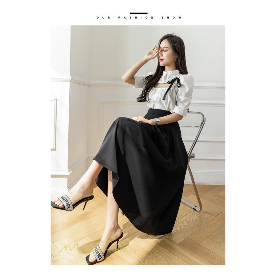 スカート | Aラインレディース 着痩せ 秋 冬 新作 ハイウエスト ロング丈 ウエストゴム 20代 30代 カジュアル OL ビジネス 秋冬 40代 コーデ 50代