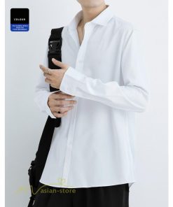 シャツ | トップス メンズ 長袖 ジャケット カジュアル無地 ゆったり メンズ オーバーライトアウター メンズ長袖シャツ