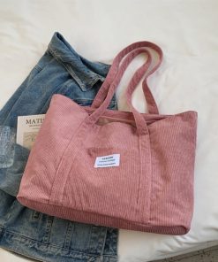 トートバッグ | コーデュロイ 大容量カバン