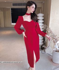 タイト | セクシーワンピース 二次会ワンピース 上品 高級感 ワンピース 長袖 タイトワンピース スリム 美ライン スリット お呼ばれワンピース 結婚式 オフィス 通勤