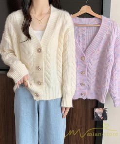 カーディガン | 2022秋冬ニットアウター レディース ニットニット セーター 長袖 羽織り フロントボタン 可愛い トップス 通学通勤 20代40代