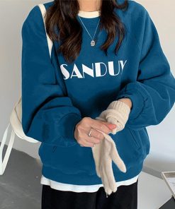 Tシャツ・カットソー | トレーナー レディース 裏起毛 韓国