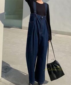 オーバーオール サロペット | オーバーオール レディース デニムサロペット サロペットパンツ 秋服 ボトムス オールインワン ゆったり 通勤通学 ガウチョパンツ ワイドパンツ サロペット