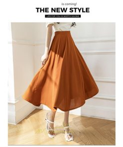 スカート | ロング丈 ボトムス レディース マキシ 上品 20代30代40代50代 カジュアル 通勤 通学 お出かけ 着痩せ 韓国風 エレガント 夏物 体系カバー 可愛い