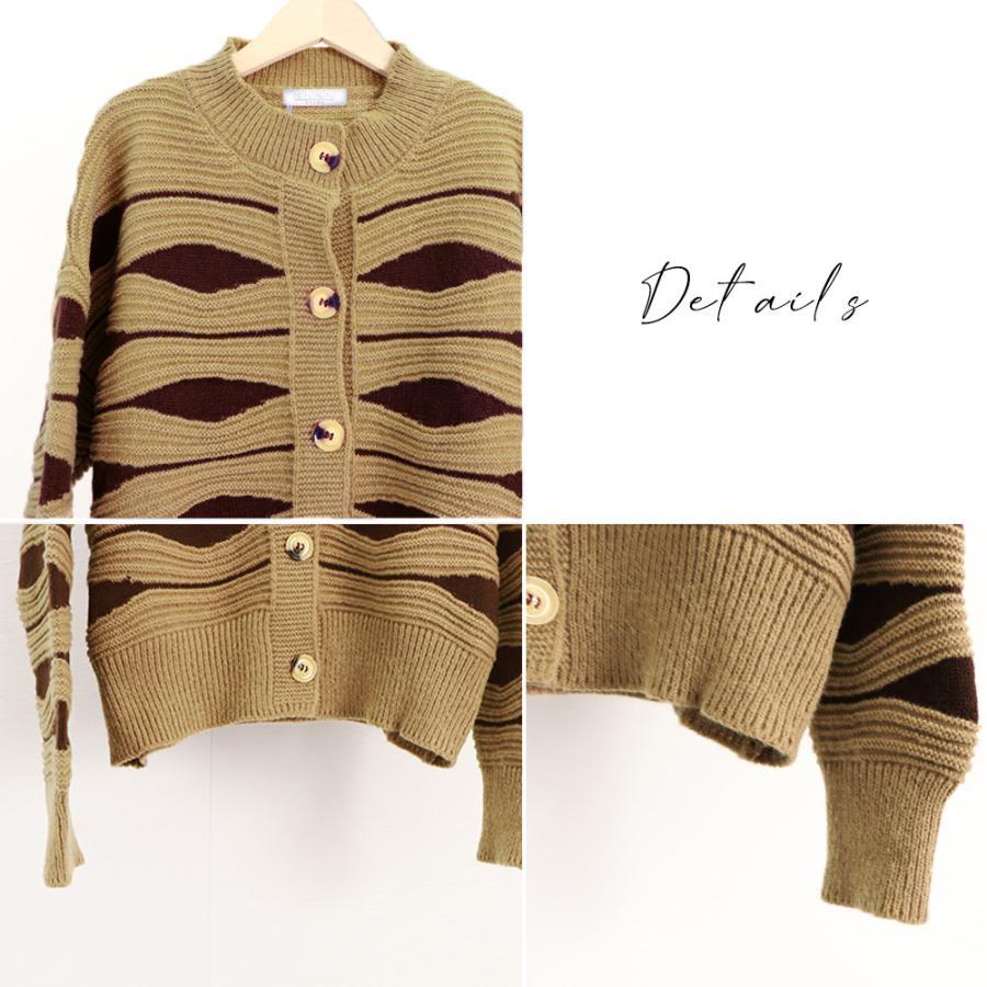 ニット・セーター | ニットカーディガン 秋冬レディース 配色