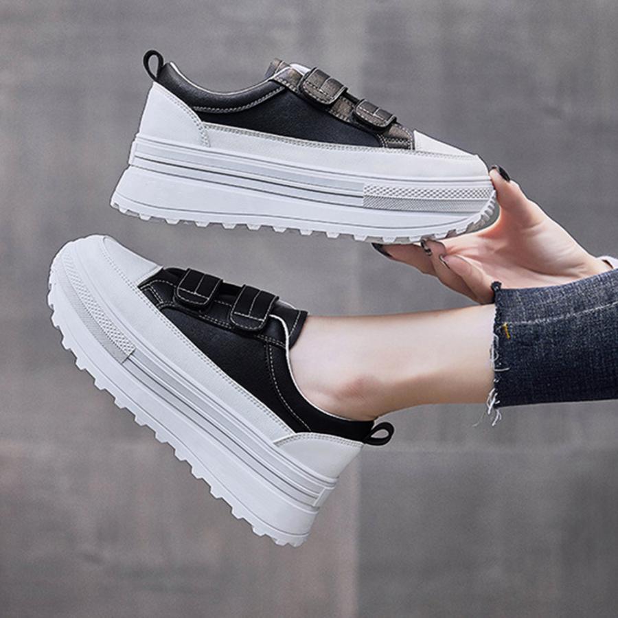 ショートブーツ | 厚底スニーカー韓国風ボリュームソール春夏