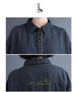 シャツ・ブラウス | デニムシャツワンピ ワンピース ロング 長袖 デニム 送料無料 大きいサイズ マタニティ 体型カバー 春 夏 秋 冬 50代 20代 30代 40代 おしゃれ