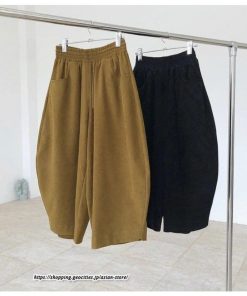 ワイドパンツ | バルーンパンツ コクーンパンツ パンツ ボトムス レディース 夏秋物 ロングパンツ 九分丈 ウエストゴム 通学通勤 20代50代 無地 大人 ボールパンツ